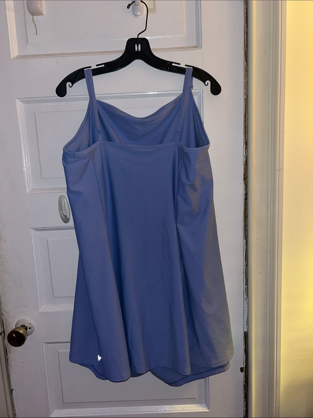 Sleeveless Fitness Powersoft blue Dress w/Shorts & Pocket - Picture 2 of 6